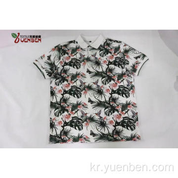 95 % Cotton 5 % Spandex Solid Jersey With Printed Shirt